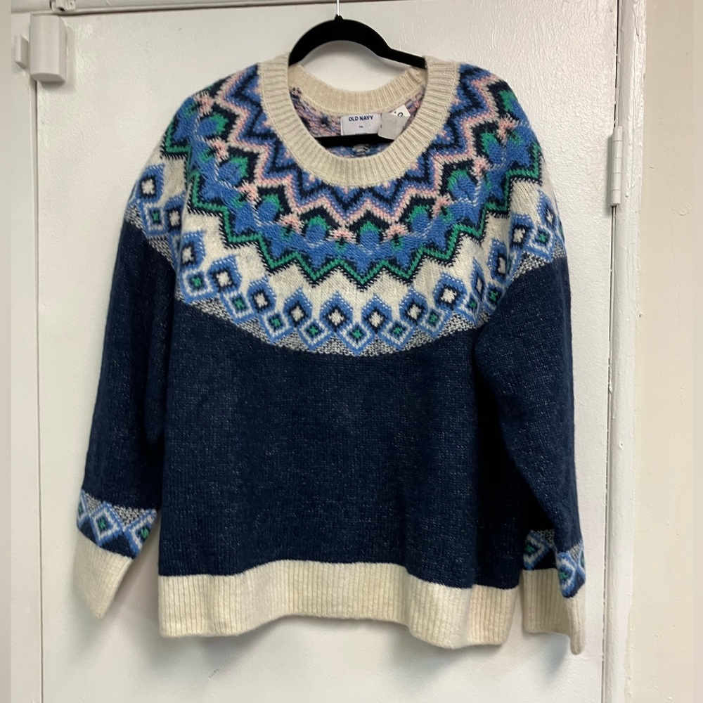 Old Navy Plus Size Sweater in excellent condition size xxl blue